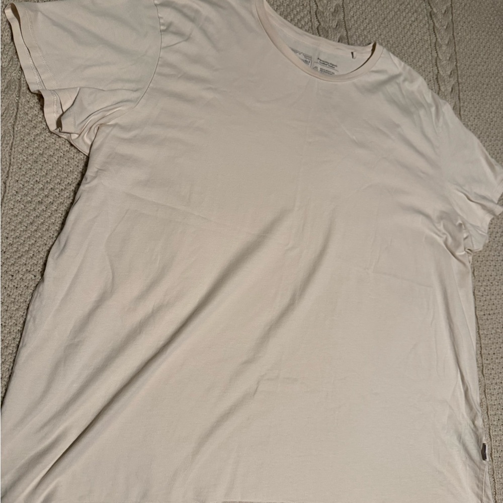 Patagonia Unisex Off-White Short Sleeve Tee 4 XL / 3 XL